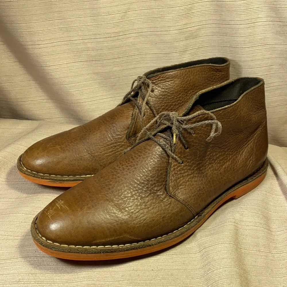 Cole Haan leather lace up leather ankle high